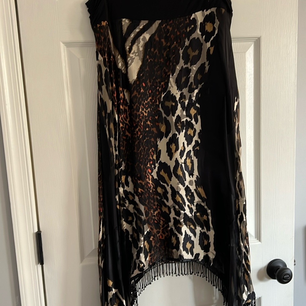 Women’s cheetah print skirt